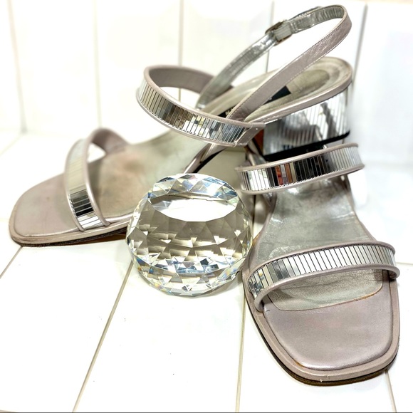 Stuart Weitzman Shoes - Stuart Weitzman Heeled Sandals in Silver 10 M